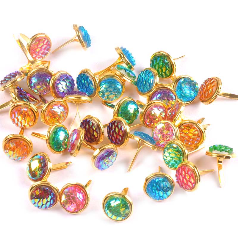 13x13mm 20Pcs Mix Squama Patte - Embellishments For Scrapbooking recension och pris
