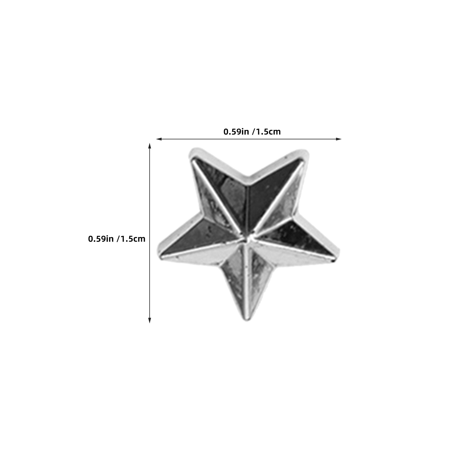 300Pcs Flat Back Acrylic Star  - Craft Embellishments recension och pris