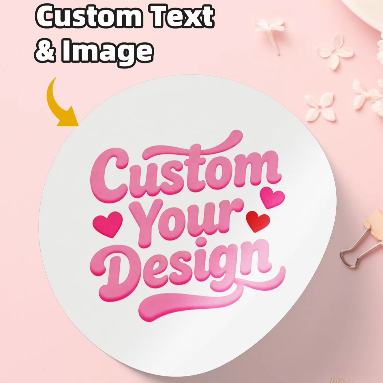 1‑120Pcs Custom Round Stickers - Embellishments For Scrapbooking recension och pris