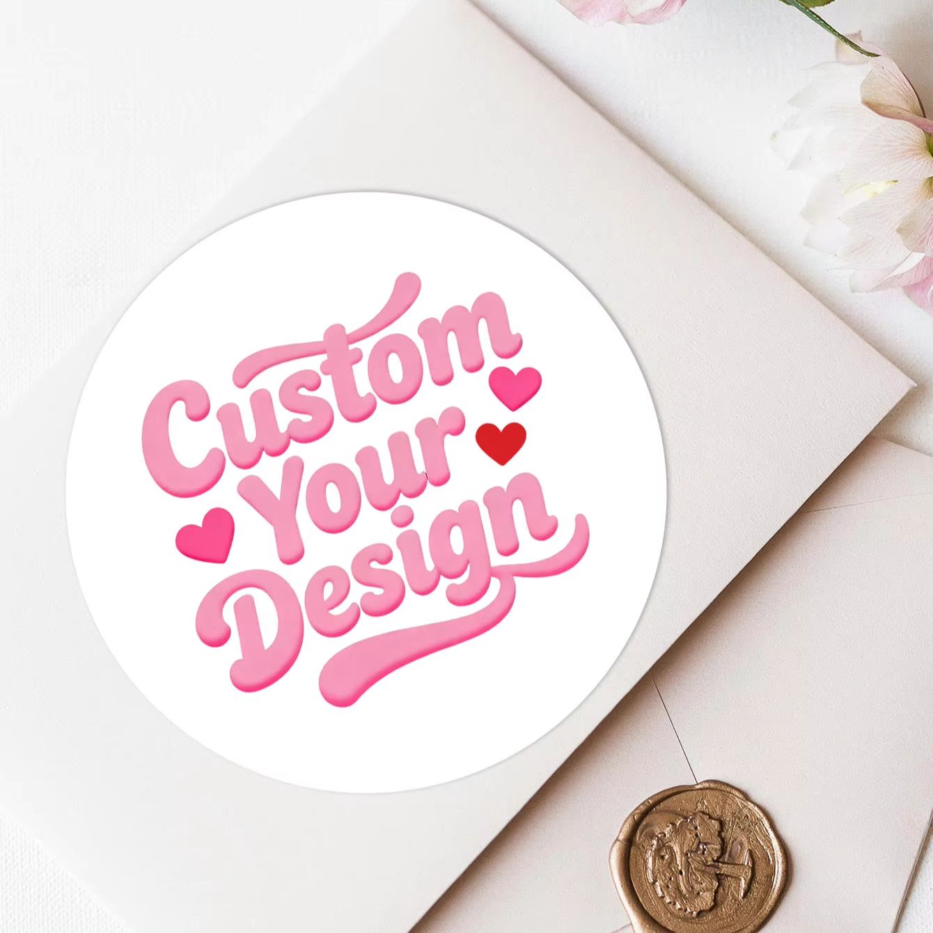 1‑120Pcs Custom Round Stickers - Embellishments For Scrapbooking recension och pris