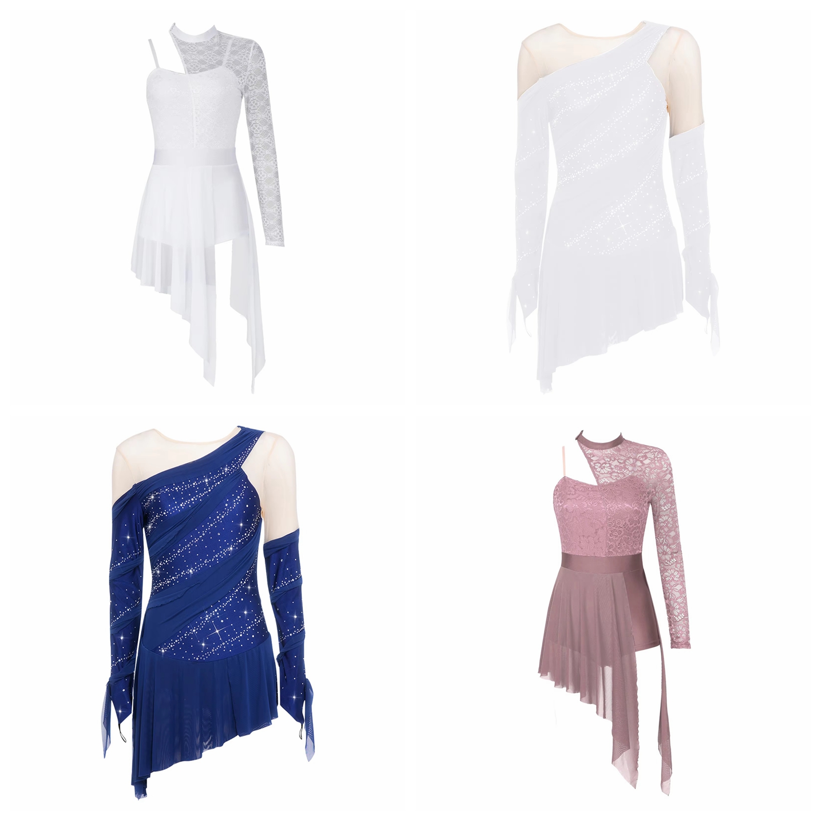 Women Rhinestone Lyrical Dance - Rhinestone Banding Trim recension och pris