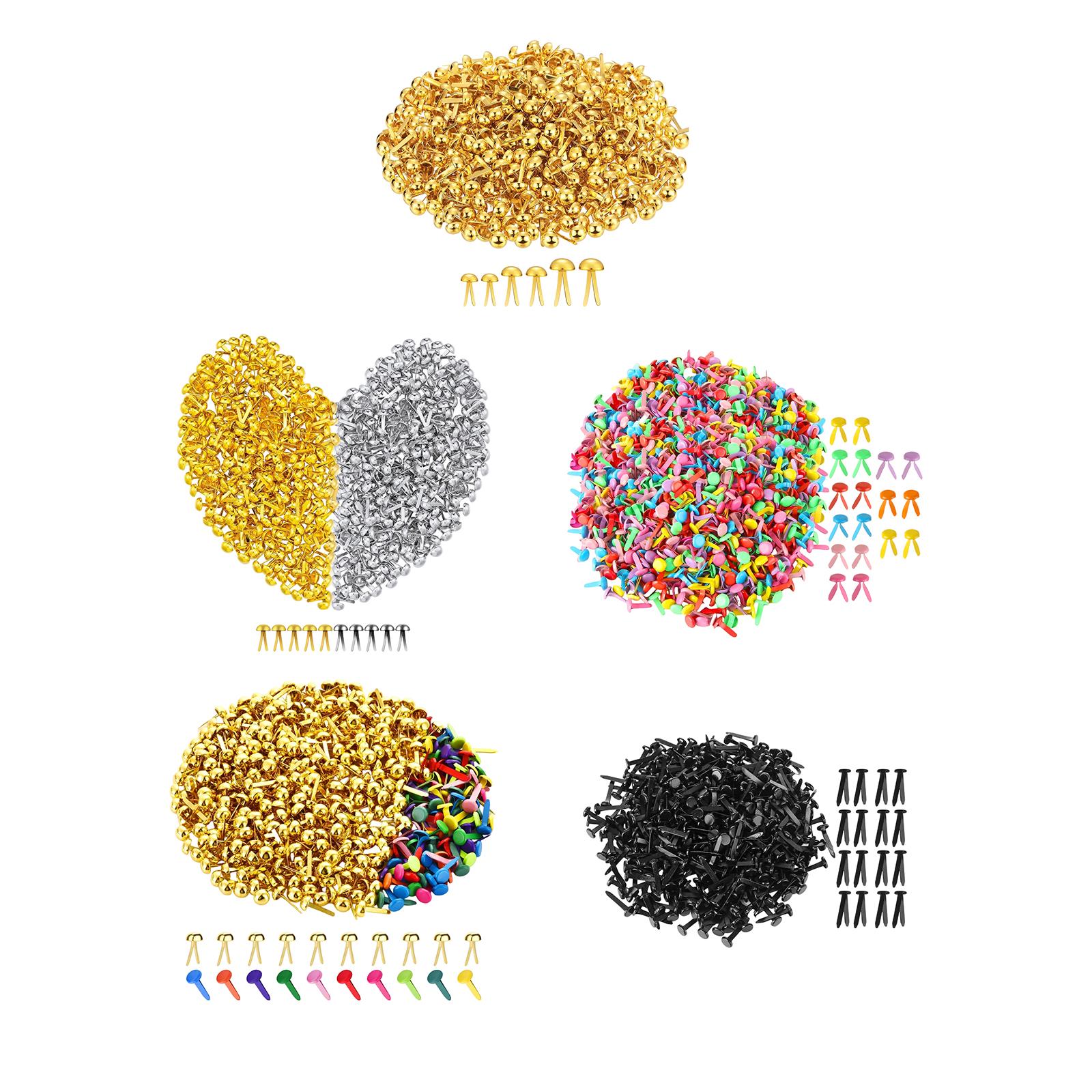 Metal Split Pins Mini Paper Fa - Embellishments For Scrapbooking recension och pris