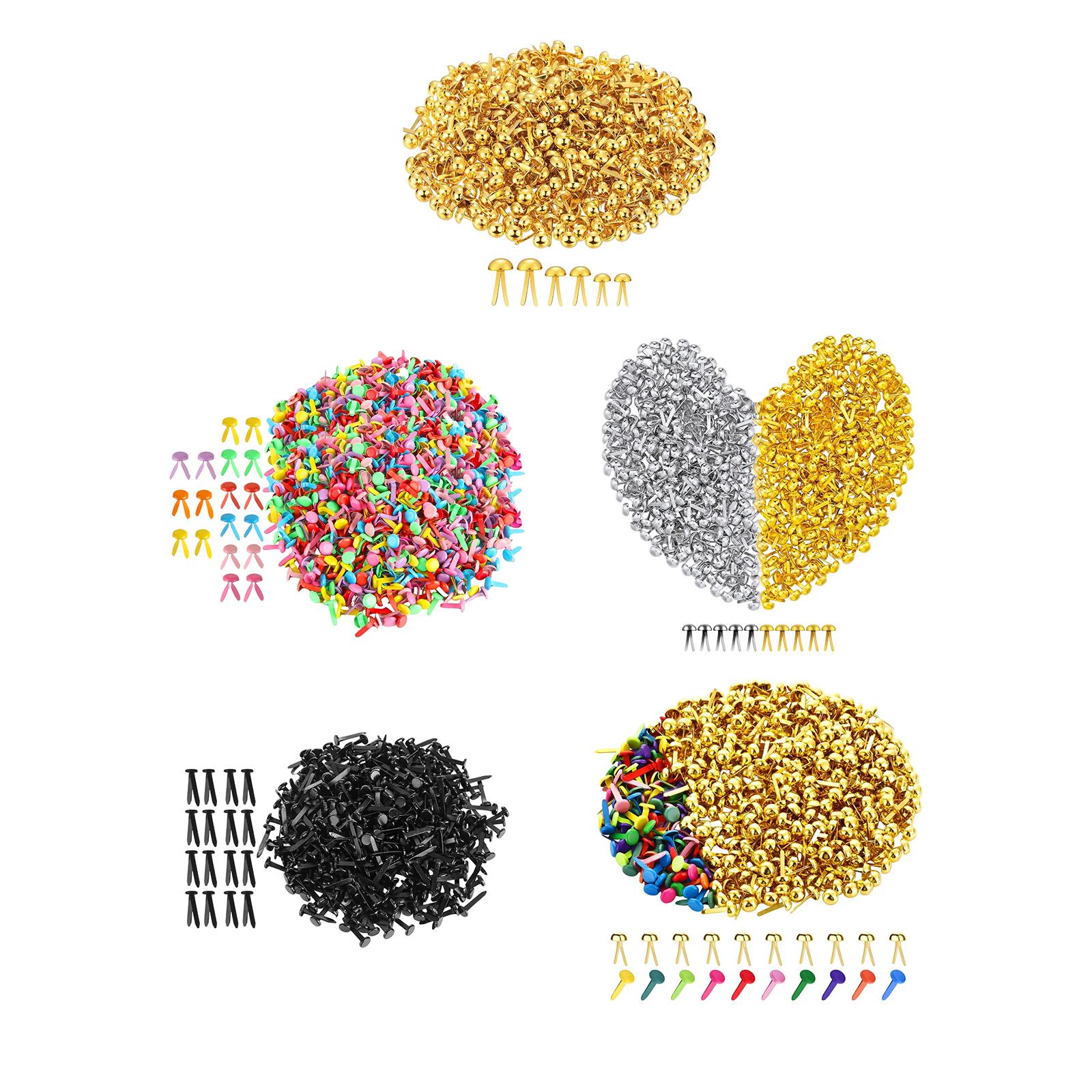 Metal Split Pins Mini Paper Fa - Embellishments For Scrapbooking recension och pris