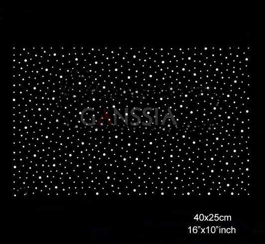 4pcs/lot (40x25cm) Stylish Sta - Hotfix Rhinestone Sheet recension och pris