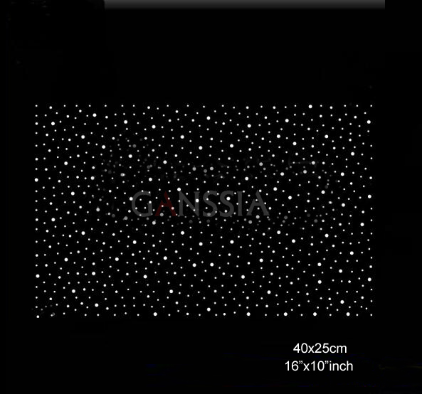 4pcs/lot (40x25cm) Stylish Sta - Hotfix Rhinestone Sheet recension och pris