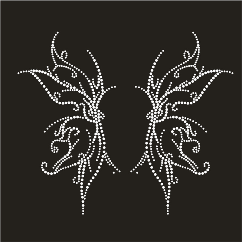 Rhinestone Motif Designs T-Shi - Hotfix Rhinestone Sheet recension och pris
