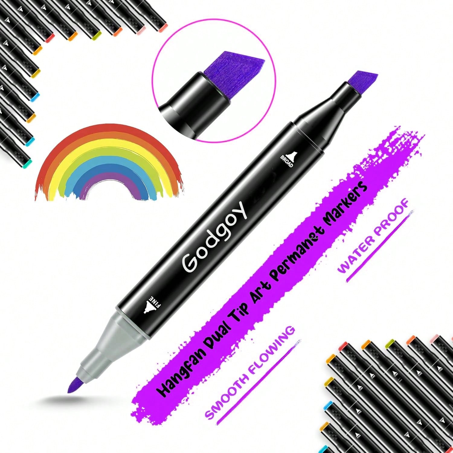 168 Colors Alcohol Markers Set - Copic Marker Sketch recension och pris